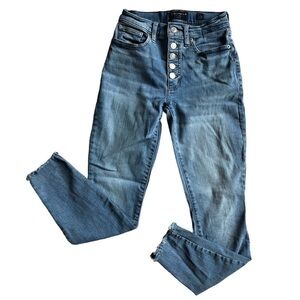 Lucky Brand High Rise Bridgette Skinny Button Fly Jeans